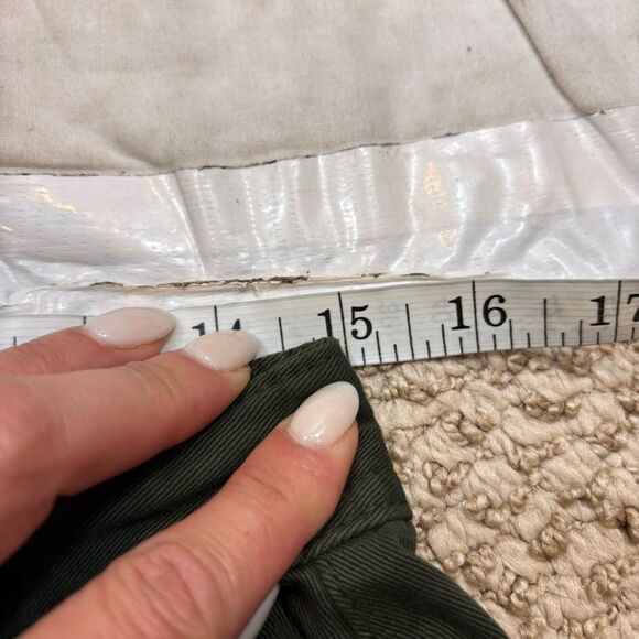Ladies Free People Army Green High Rise Pleat Front Pants Size 6 - Picture 11 of 11